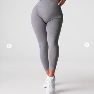NVGTN Grey Contour 2.0 Seamless Fitness Leggings - M